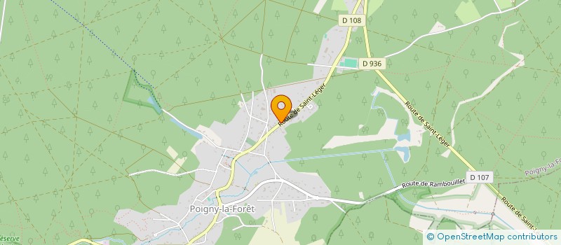 localisation de l'entreprise SCI COLOMBUS  POIGNY-LA-FORET