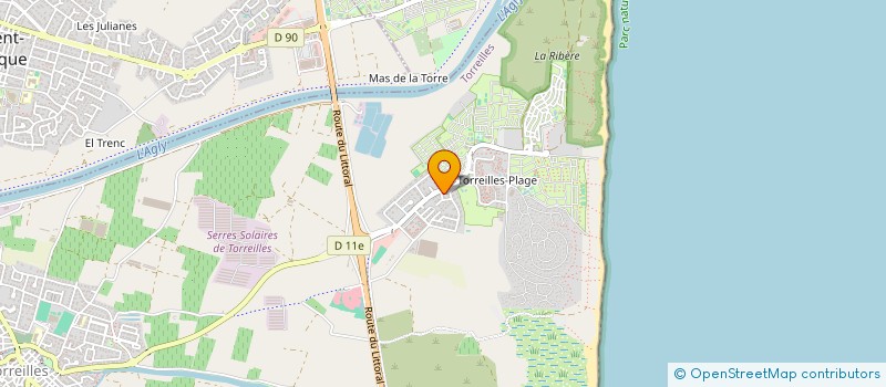 localisation de l'entreprise SCI COLOMES  TORREILLES