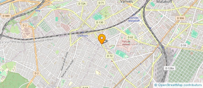 localisation de l'entreprise SCI COLONEL FABIEN  MALAKOFF