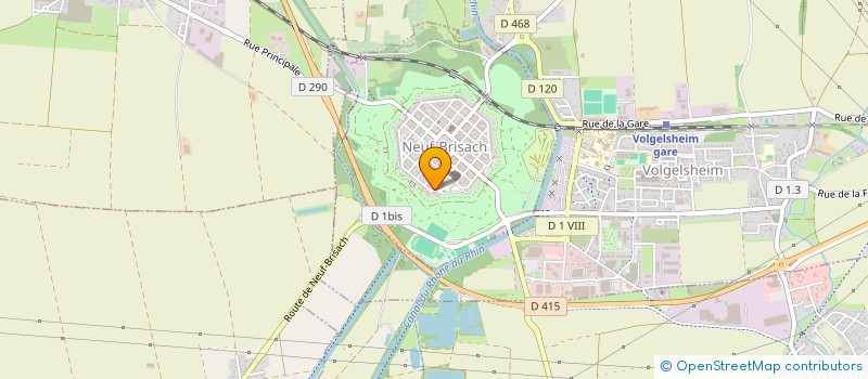 localisation de l'entreprise SCI COLONEL MOLL  NEUF-BRISACH