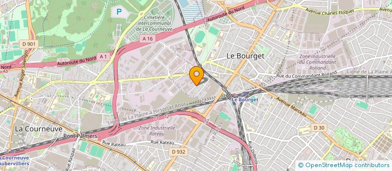 localisation de l'entreprise SCI COLONEL MOLL à LE BOURGET