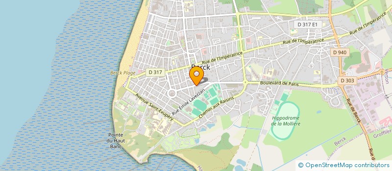 localisation de l'entreprise SCI COLONEL TETART  BERCK