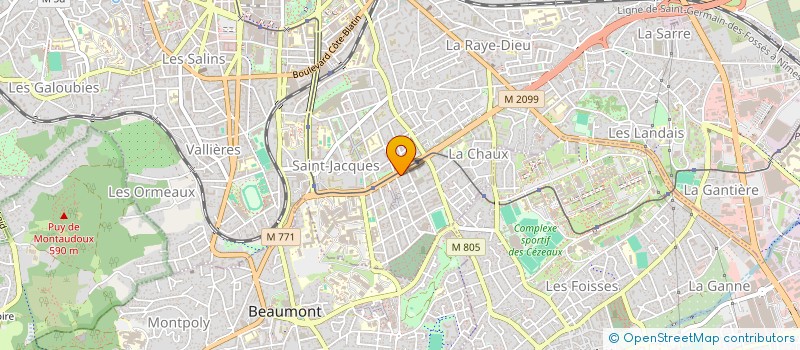 localisation de l'entreprise SCI COLONI  CLERMONT-FERRAND