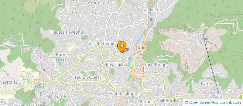 localisation de l'entreprise SCI COLONNA  TOULON