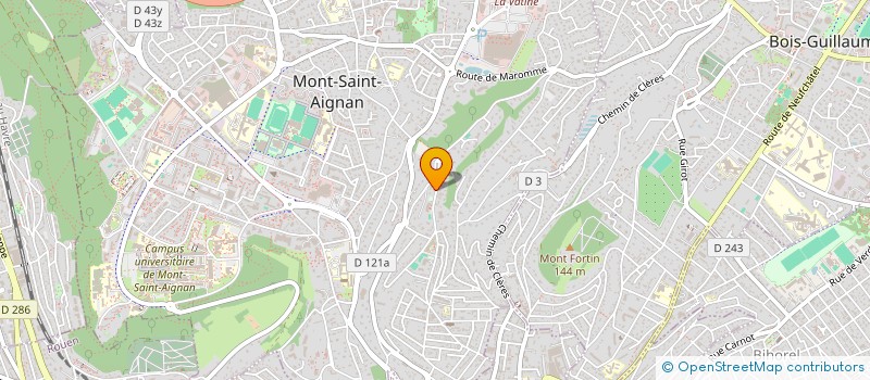 localisation de l'entreprise SCI COLONY  MONT-SAINT-AIGNAN