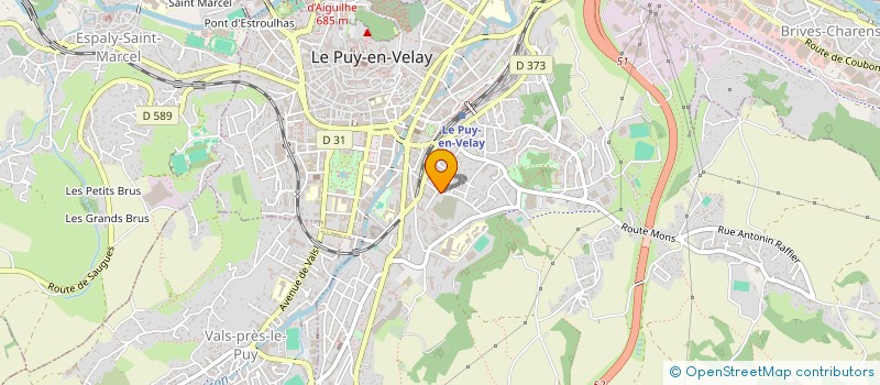 localisation de l'entreprise SCI  COLOQ  LE PUY-EN-VELAY