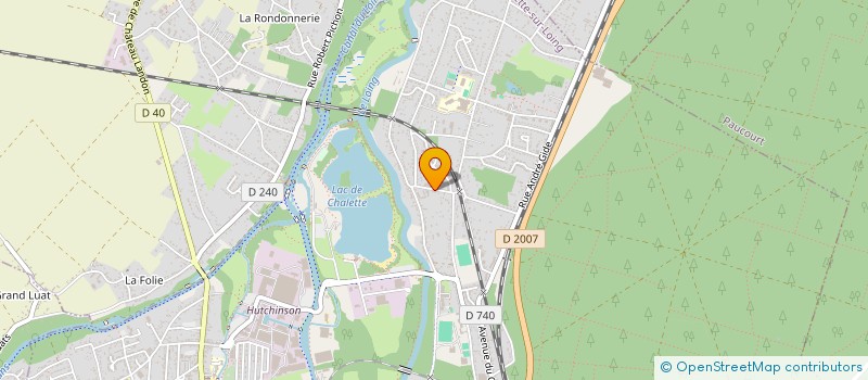 localisation de l'entreprise SCI COLOR  CHALETTE-SUR-LOING