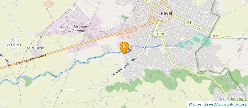 localisation de l'entreprise SCI COLOR OF SUN  REVEL