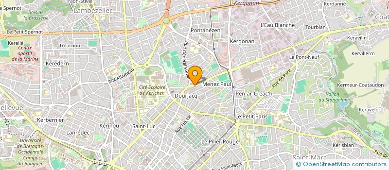 localisation de l'entreprise SCI COLORADO  BREST