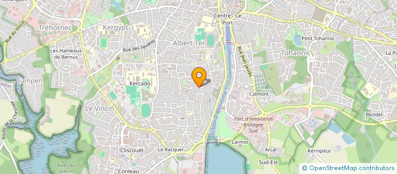 localisation de l'entreprise SCI COLORS  VANNES