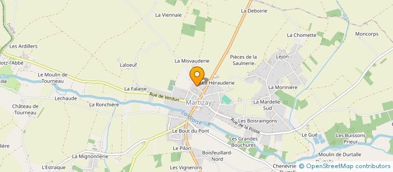 localisation de l'entreprise SCI COLOSOMA à MARTIZAY