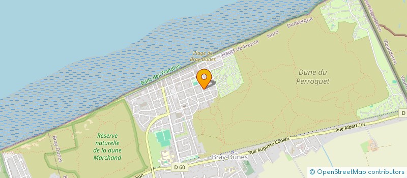 localisation de l'entreprise SCI COLPAERT  BRAY-DUNES