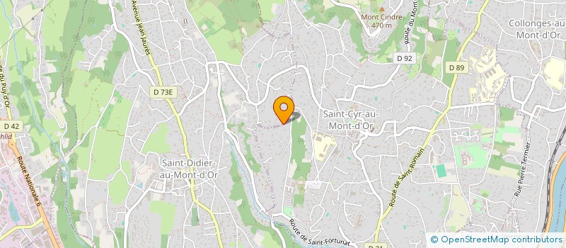 localisation de l'entreprise SCI COLPIC  SAINT-CYR-AU-MONT-D'OR