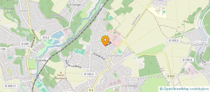 localisation de l'entreprise SCI COLROU à CHAMPHOL