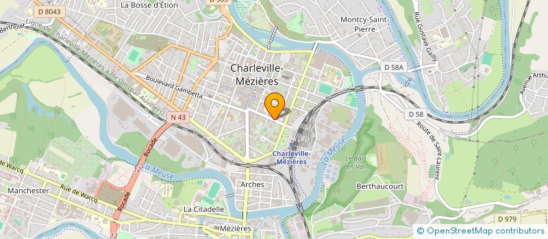 localisation de l'entreprise SCI COLSENET à CHARLEVILLE-MEZIERES