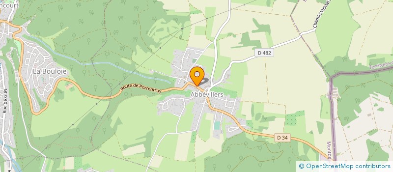 localisation de l'entreprise SCI COLSINOUX  ABBEVILLERS