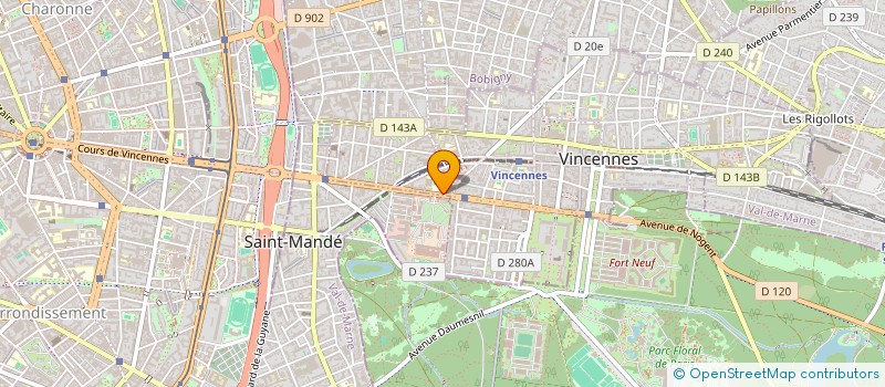 localisation de l'entreprise SCI COLTOVE à VINCENNES