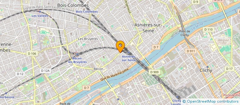 localisation de l'entreprise SCI COLUBRI à ASNIERES-SUR-SEINE