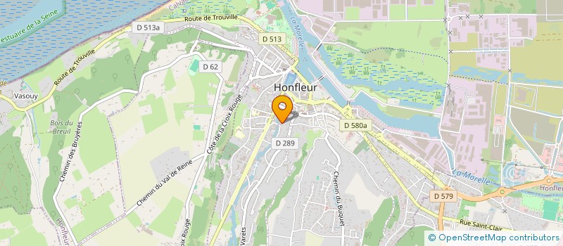 localisation de l'entreprise SCI COLUGI à HONFLEUR