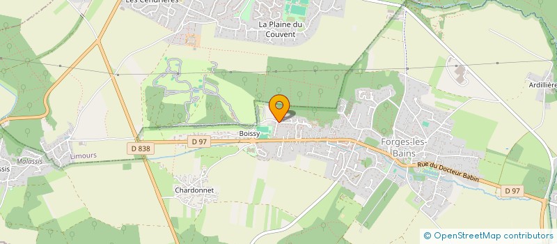 localisation de l'entreprise SCI COLUMBA  FORGES-LES-BAINS