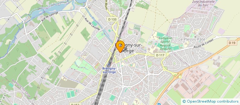 localisation de l'entreprise SCI COLUMBIA à BRETIGNY-SUR-ORGE