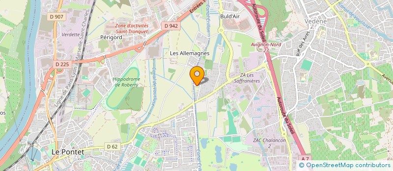 localisation de l'entreprise SCI COLUMBIA  VEDENE