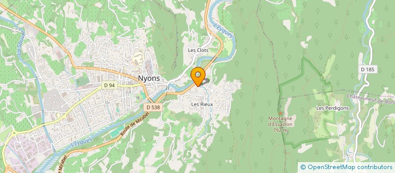 localisation de l'entreprise SCI COLVERT  NYONS