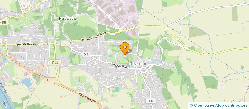 localisation de l'entreprise SCI COLVERT à REYRIEUX