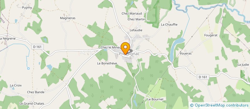 localisation de l'entreprise SCI COLVI à PRESSIGNAC