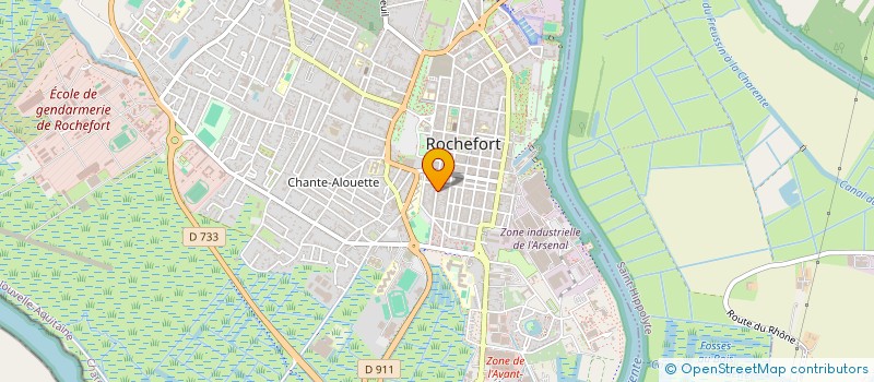 localisation de l'entreprise SCI COLVO  ROCHEFORT