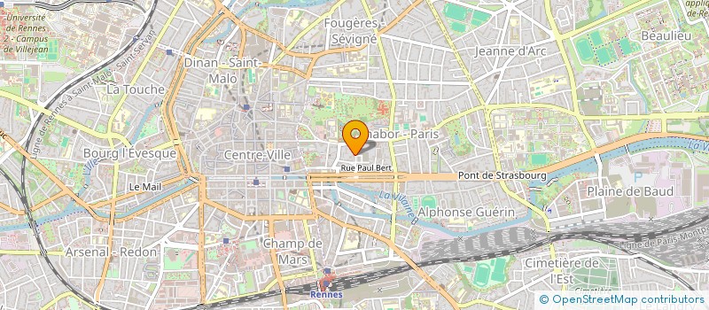 localisation de l'entreprise SCI COM'BRE  RENNES