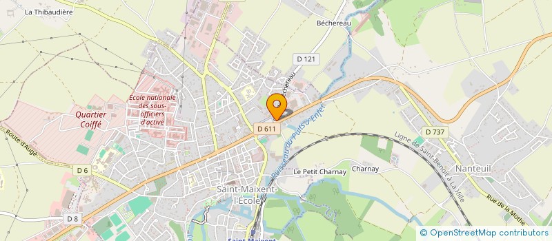 localisation de l'entreprise SCI COM HARDY  SAINT-MAIXENT-L'ECOLE