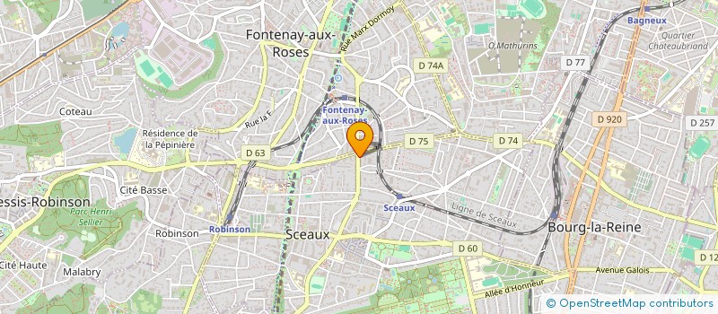 localisation de l'entreprise SCI COM-IMMO91 à SCEAUX