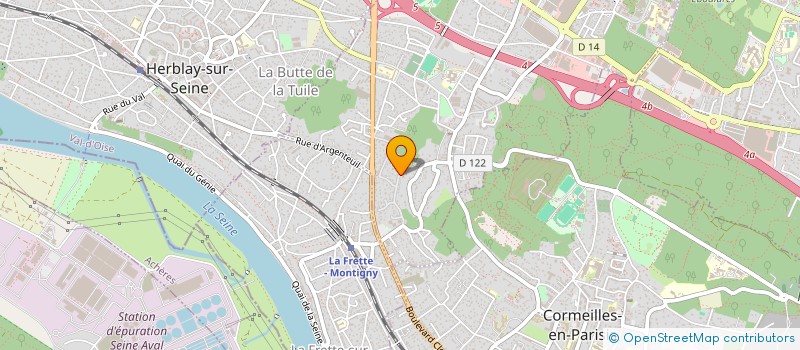 localisation de l'entreprise SCI COM O SAMEIRO à MONTIGNY-LES-CORMEILLES