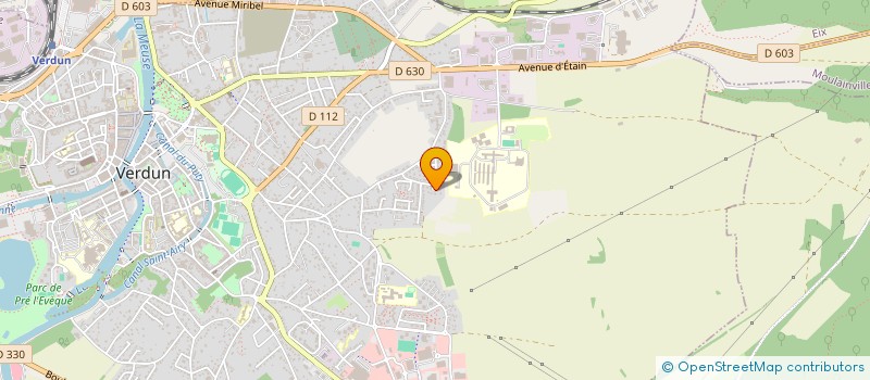 localisation de l'entreprise SCI COM-VER à VERDUN