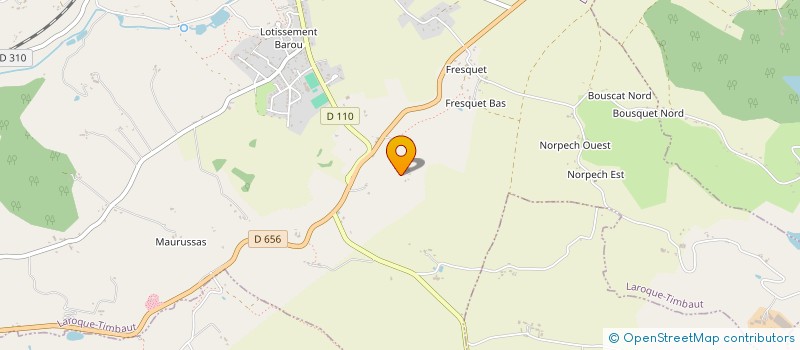 localisation de l'entreprise SCI COMA  HAUTEFAGE LA TOUR