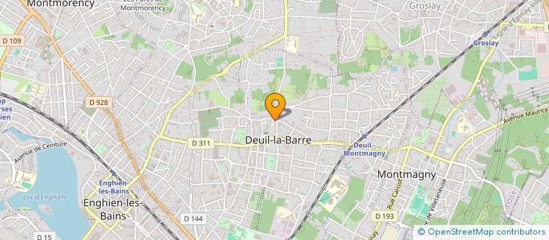 localisation de l'entreprise SCI COMACO  DEUIL-LA-BARRE