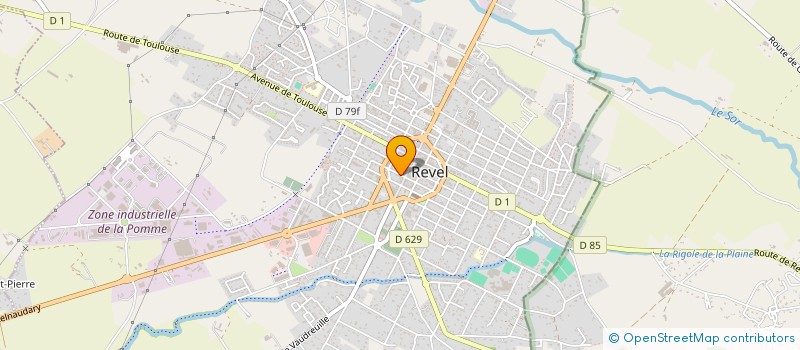 localisation de l'entreprise SCI COMADI  REVEL