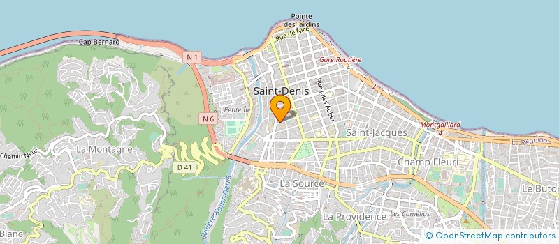 localisation de l'entreprise SCI COMAHE à SAINT-DENIS