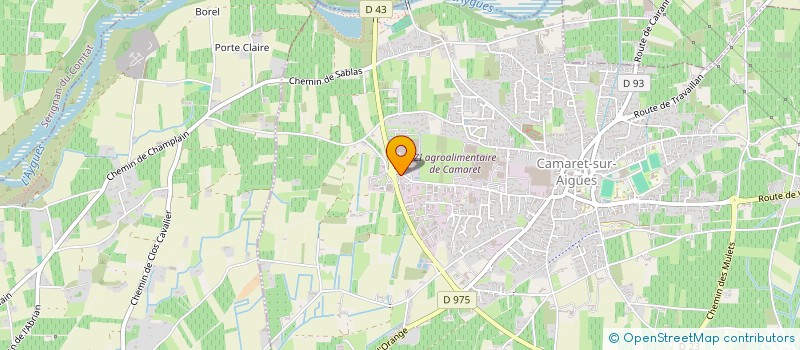 localisation de l'entreprise SCI COMALLEEN  CAMARET-SUR-AIGUES