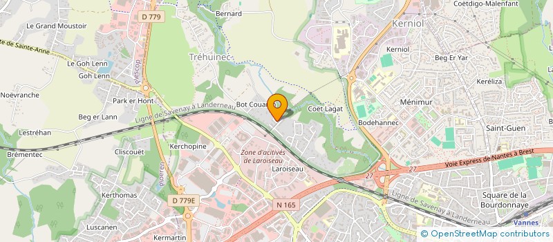 localisation de l'entreprise SCI COMANICIU à VANNES