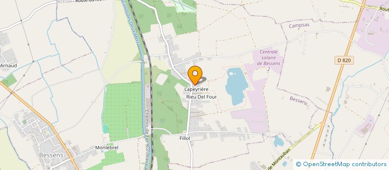 localisation de l'entreprise SCI COMAPA  BESSENS