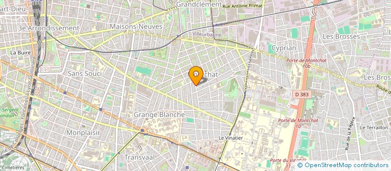 localisation de l'entreprise SCI COMAROU  LYON