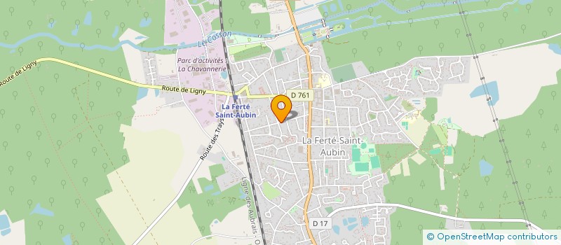 localisation de l'entreprise SCI COMASS à LA FERTE-SAINT-AUBIN