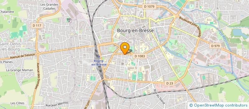 localisation de l'entreprise SCI COMAX à BOURG-EN-BRESSE