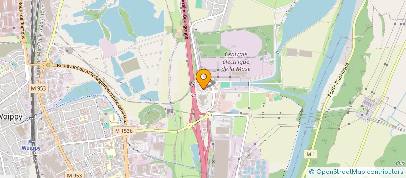 localisation de l'entreprise SCI COMAX  LA MAXE