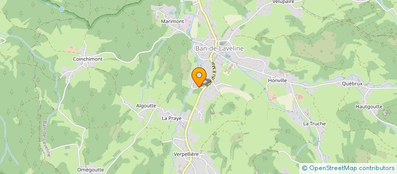 localisation de l'entreprise SCI COMAX  BAN-DE-LAVELINE