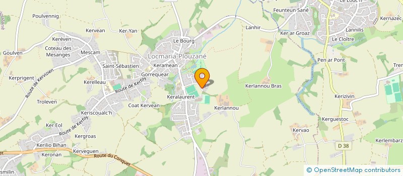 localisation de l'entreprise SCI COMAZO  LOCMARIA-PLOUZANE