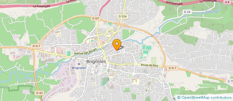 localisation de l'entreprise SCI COMBA à BRIGNOLES