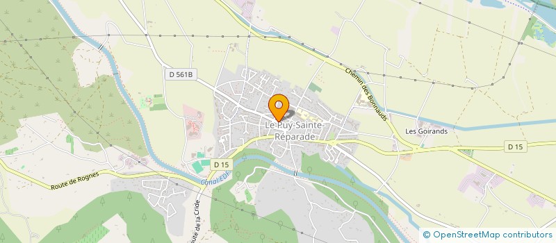 localisation de l'entreprise SCI COMBAL DELMAS  LE PUY-SAINTE-REPARADE